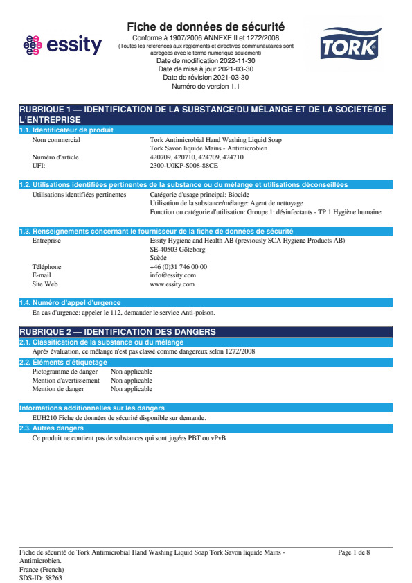 Safety Data Sheet