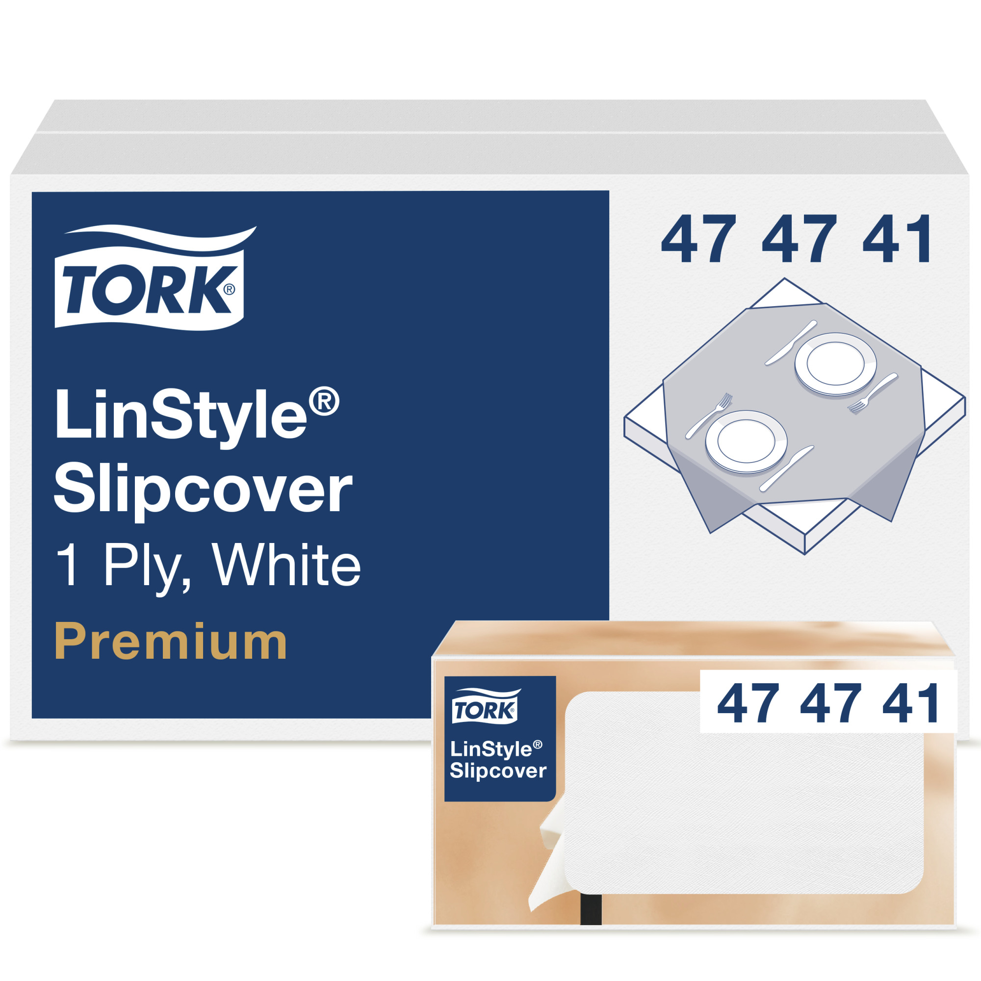 Tork LinStyle® White Slipcover