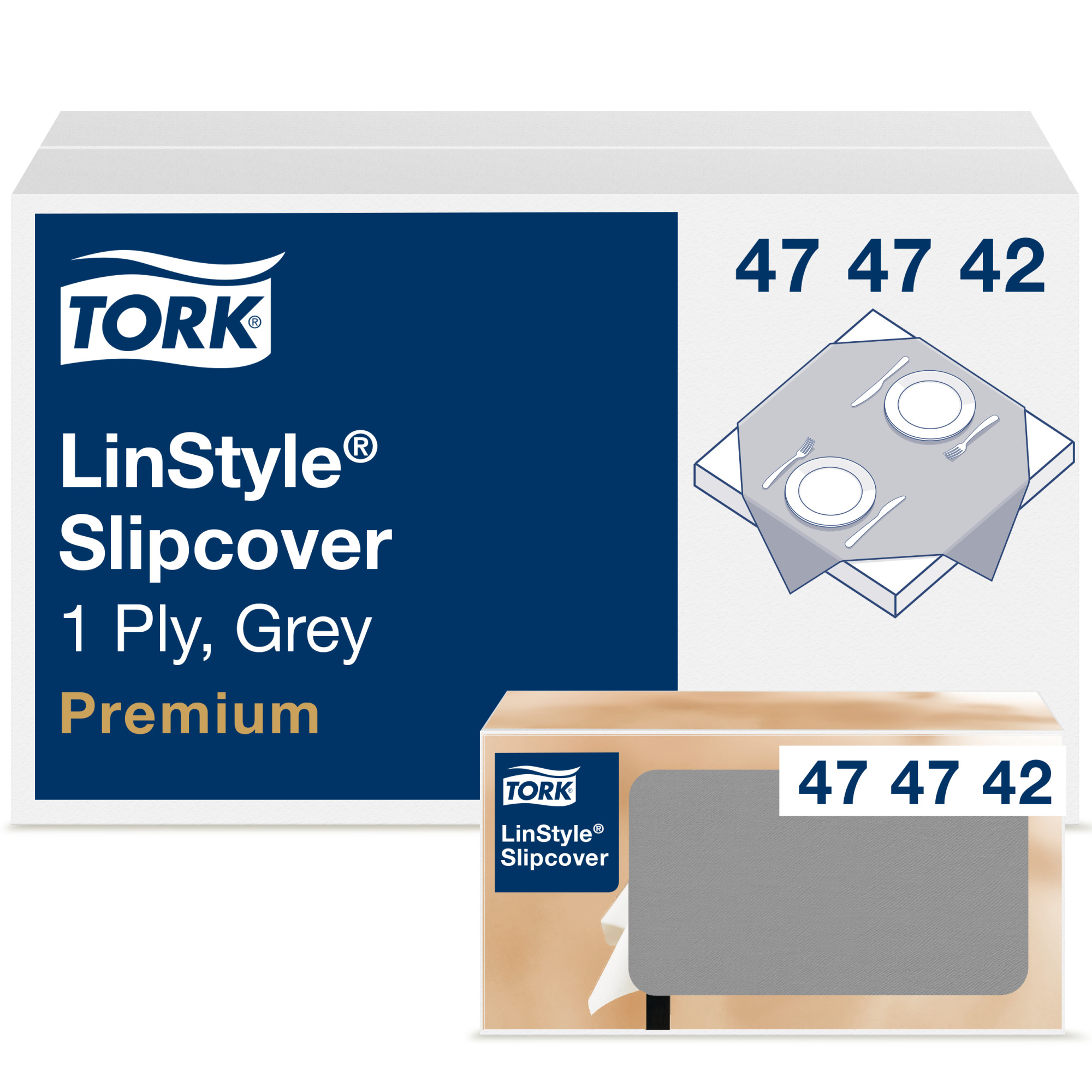 Tork LinStyle® Grey Slipcover