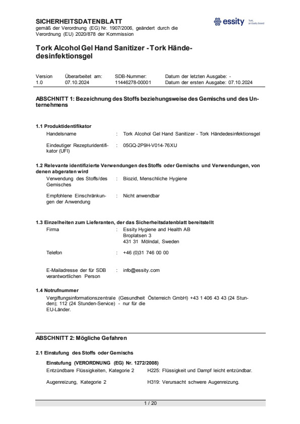 Safety Data Sheet