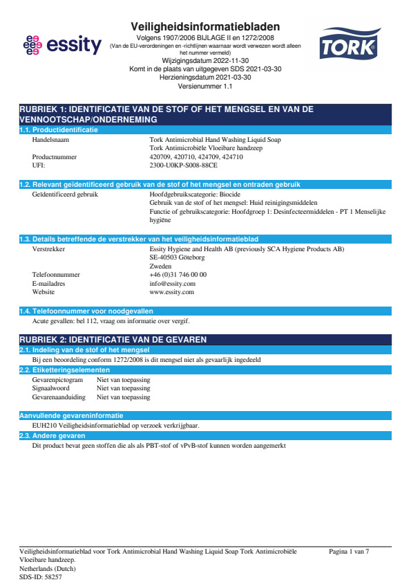 Safety Data Sheet