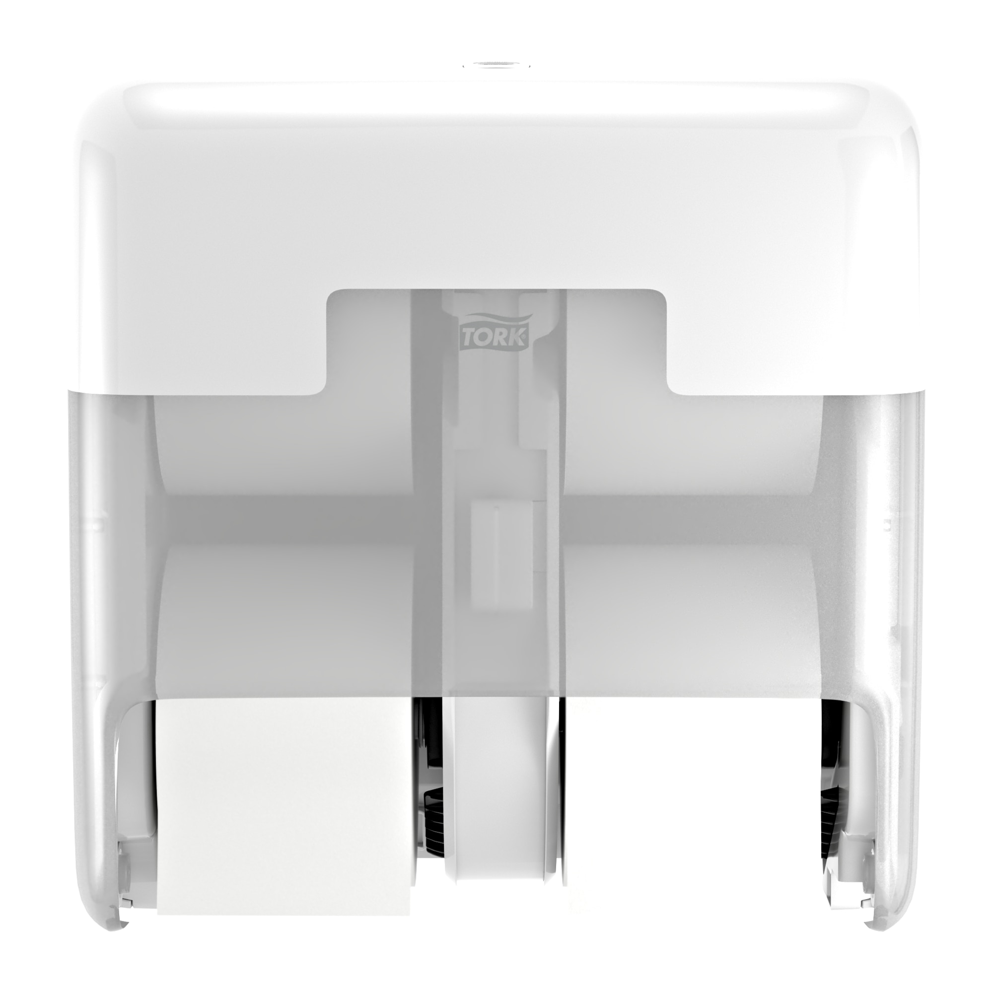 Tork OptiServe® 4-Roll Coreless Toilet Paper Dispenser White T7/T5