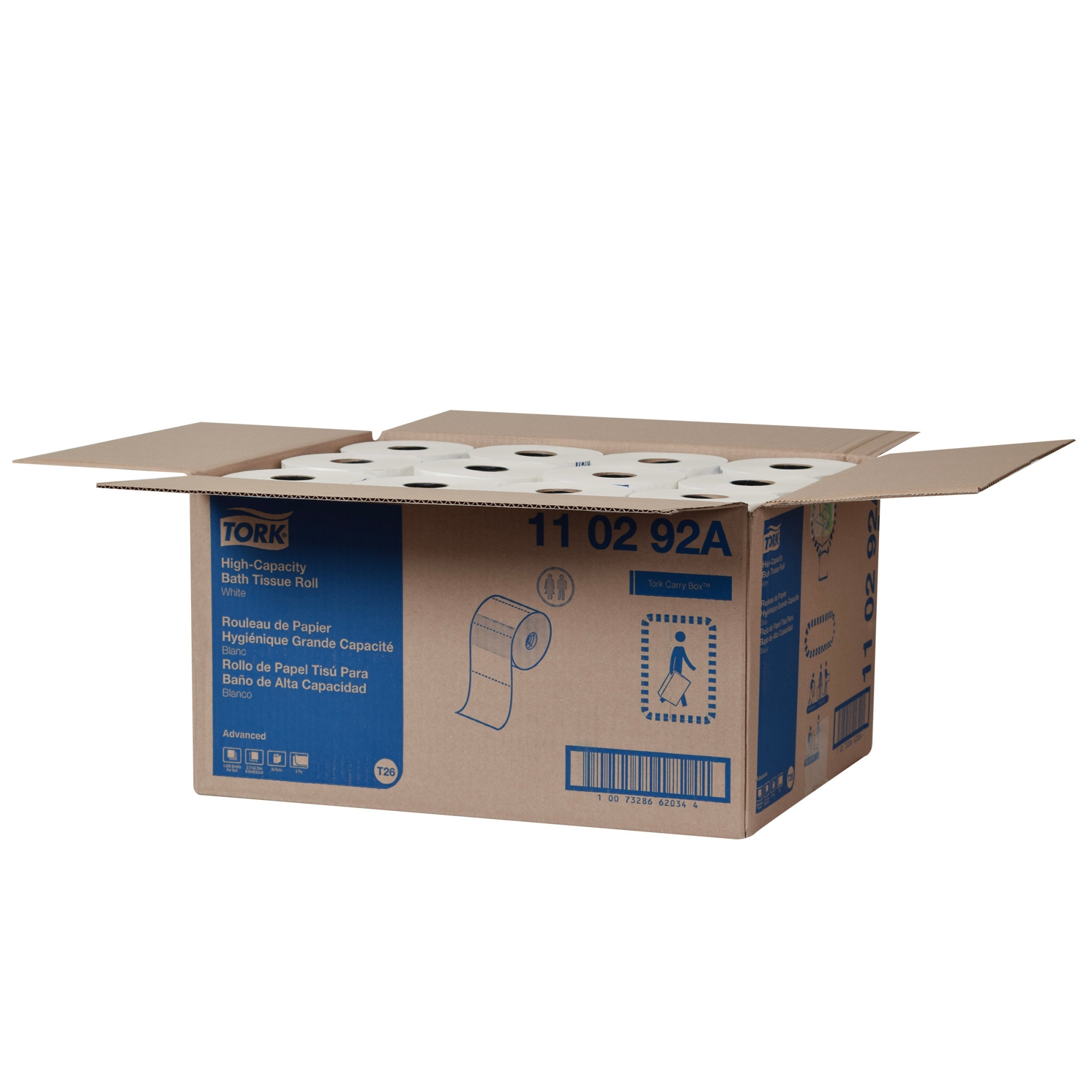 Tork High-Capacity Toilet Paper Roll White T26