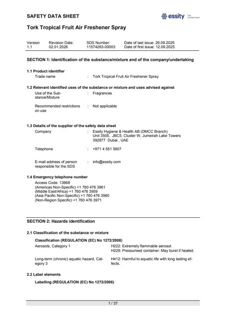 Safety Data Sheet
