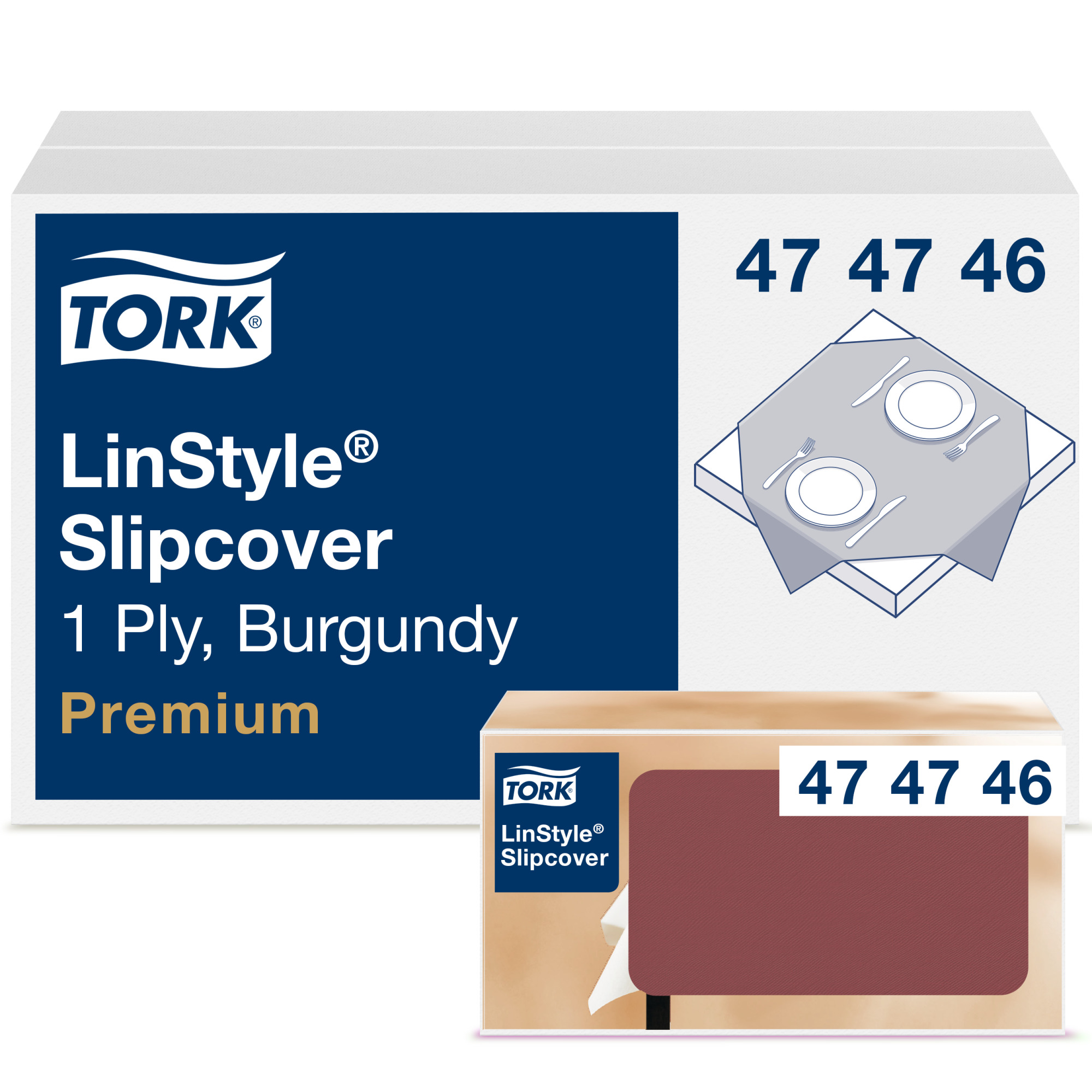 Tork LinStyle® Burgundy Slipcover