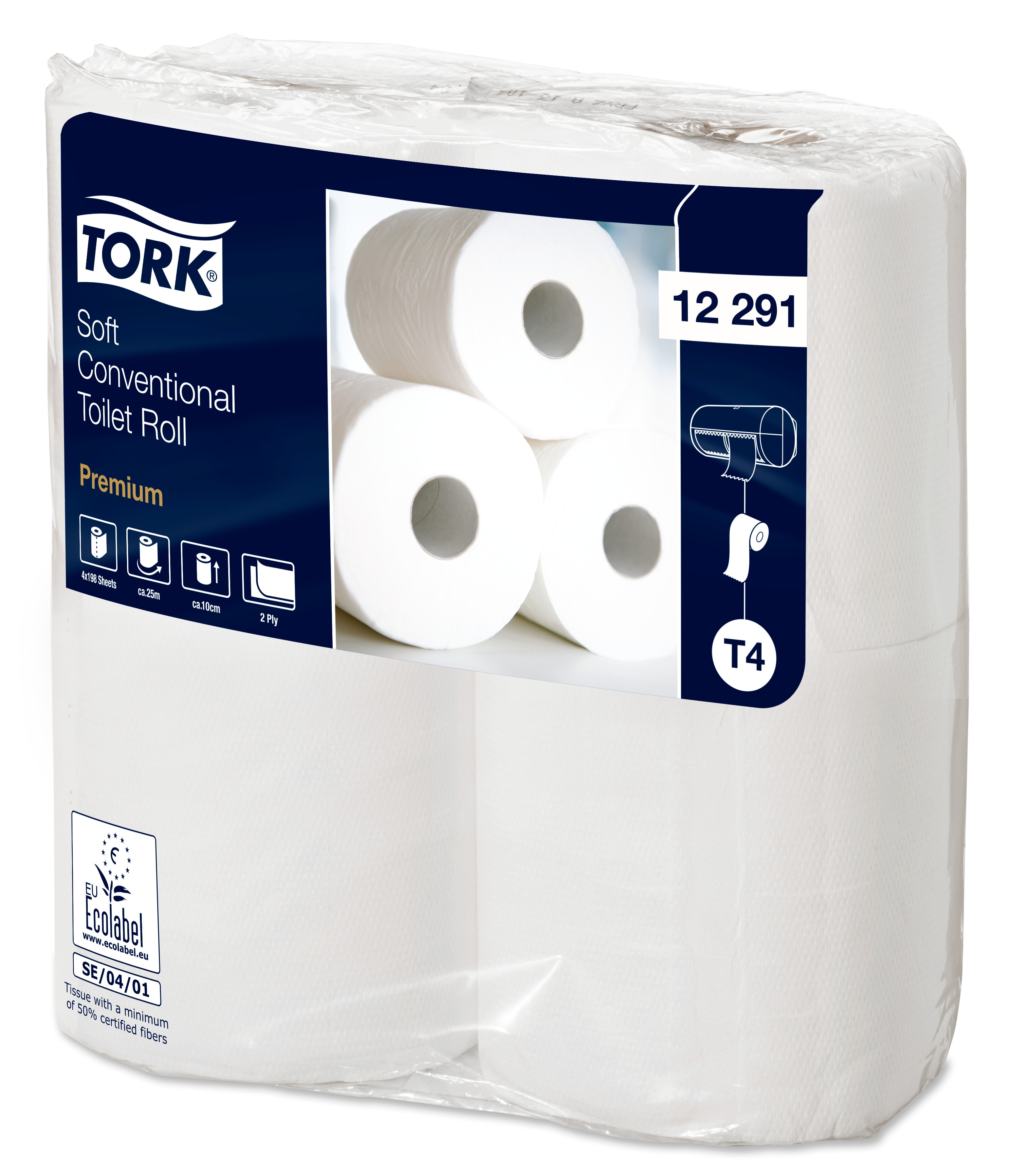 Mouchoirs Tork Boîte Cube Premium - 100 Mouchoirs 2 Plis, Doux Et Absorbants, Pour Professionnels