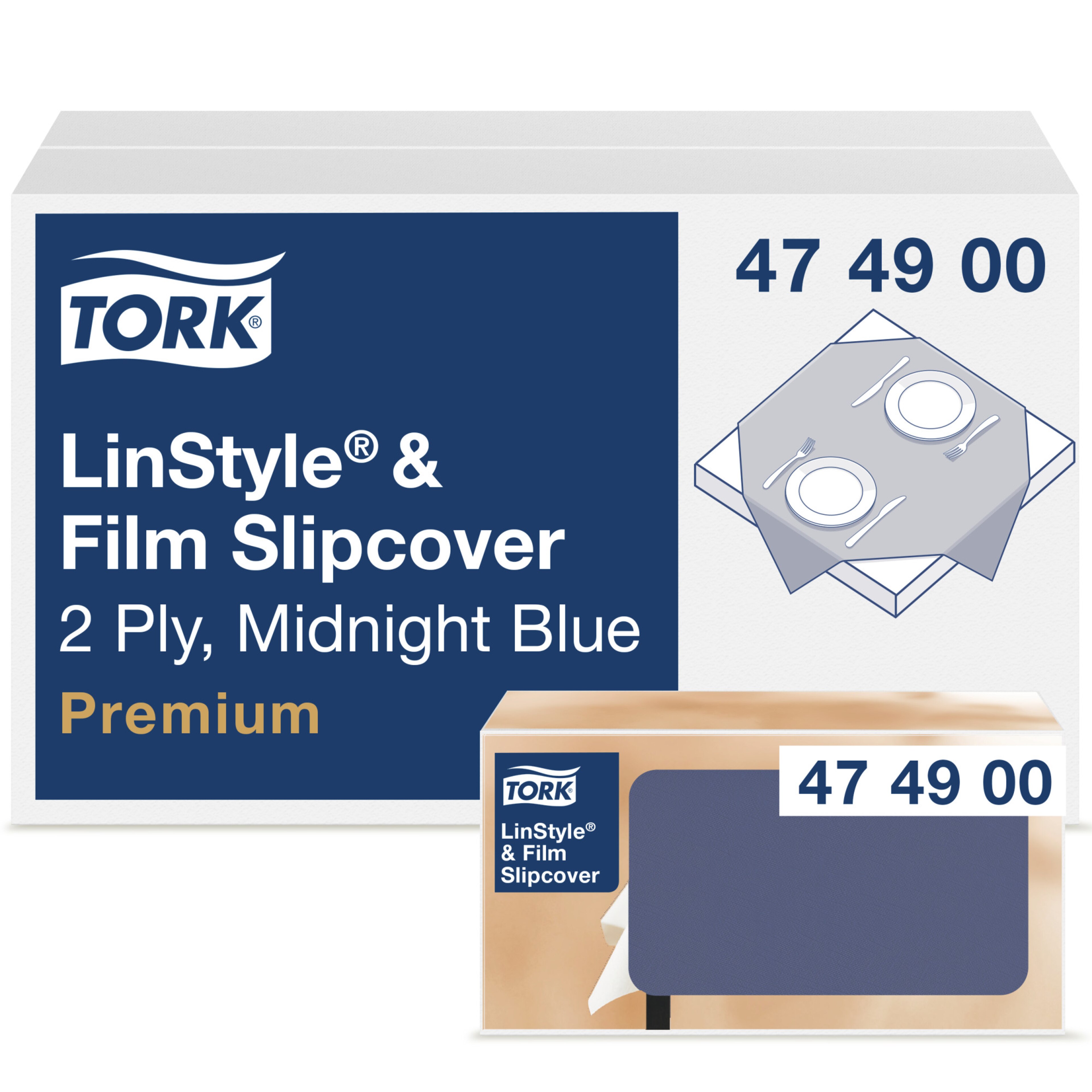 Tork LinStyle® Blue Slipcover