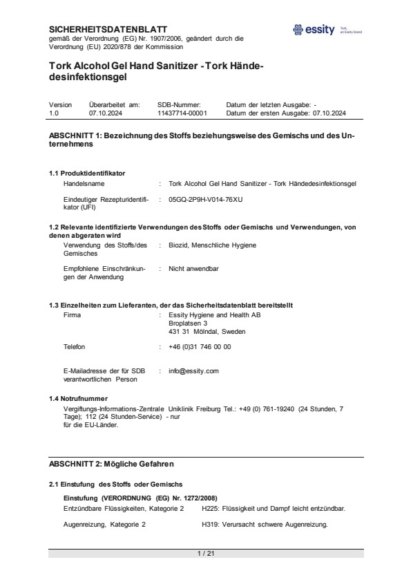 Safety Data Sheet