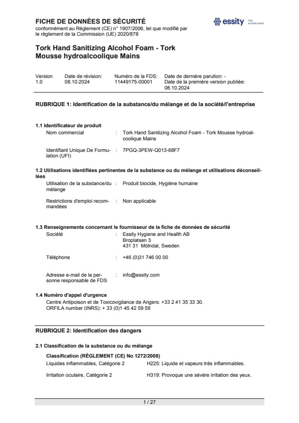 Safety Data Sheet