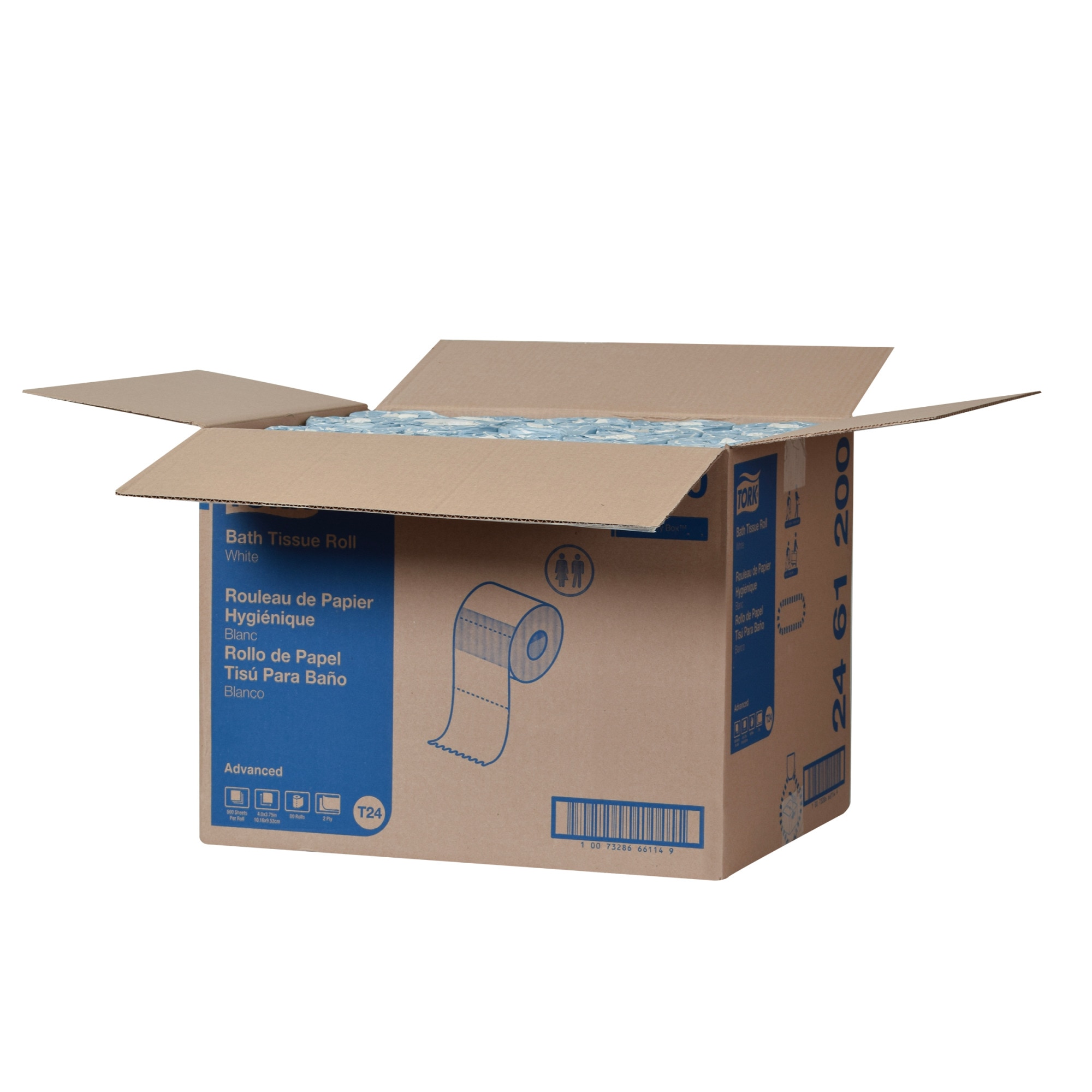 Tork Advanced Bath Tissue Roll, 2-Ply