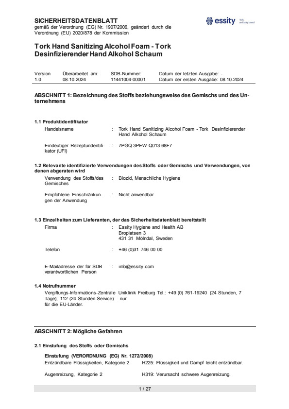 Safety Data Sheet