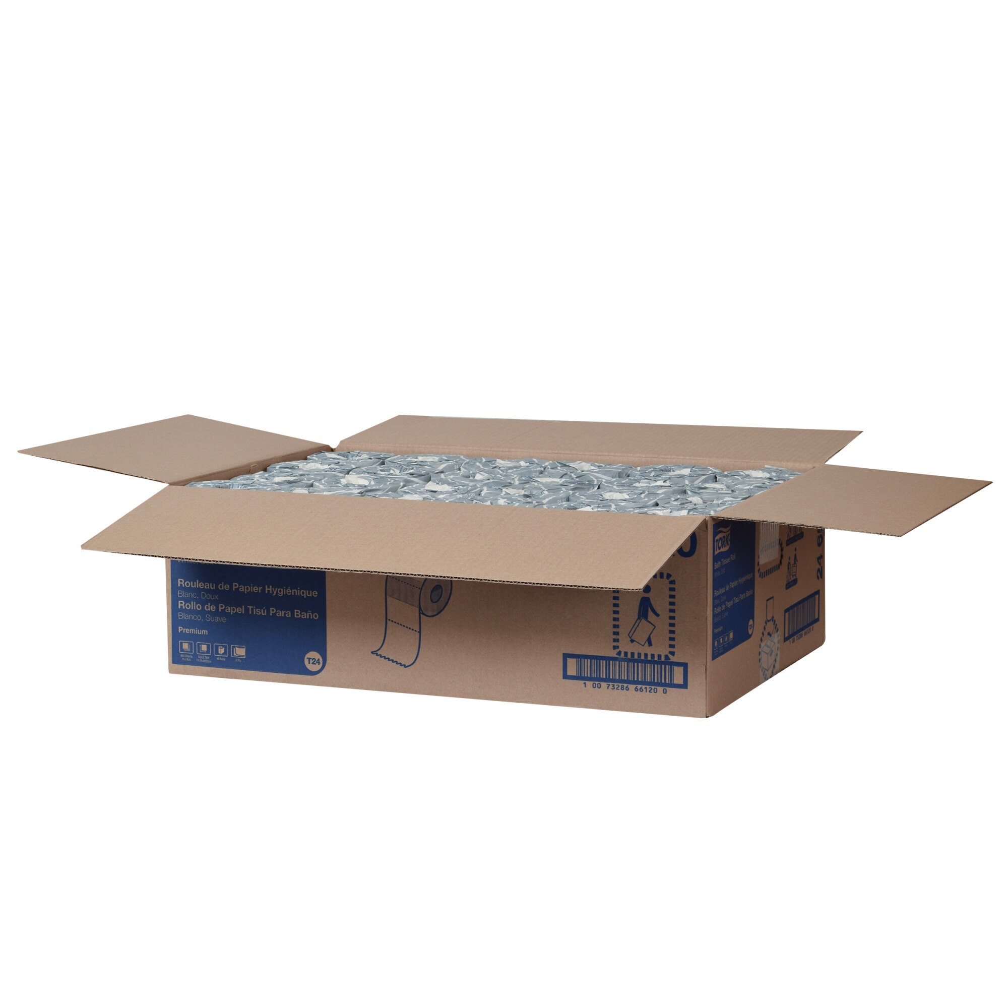 Tork Premium Bath Tissue Roll, 2-Ply