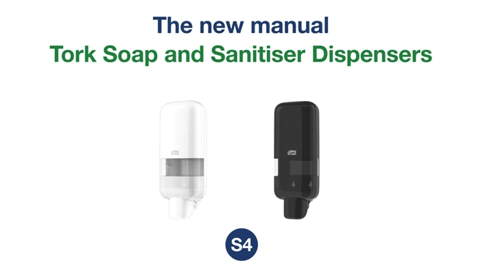 Le nouveau distributeur manuel de savon et désinfectant Tork