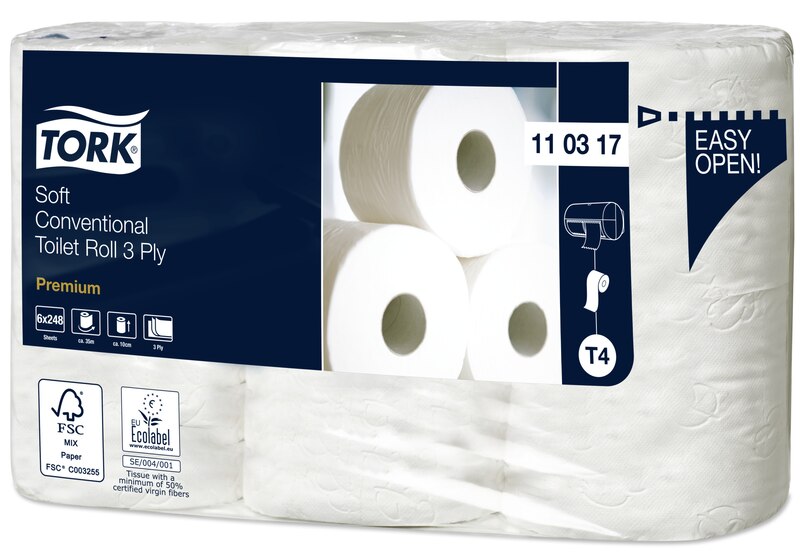 Tork Soft WC-paperi 3krt T4