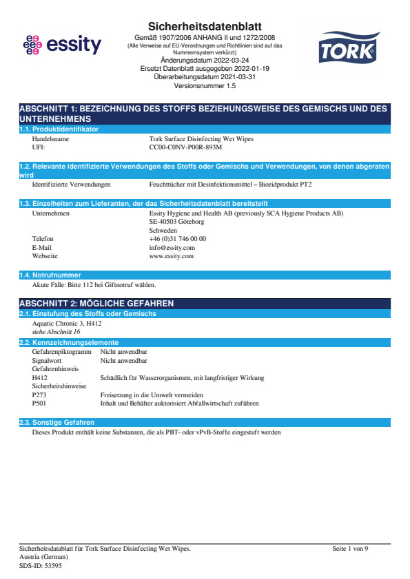 Safety Data Sheet