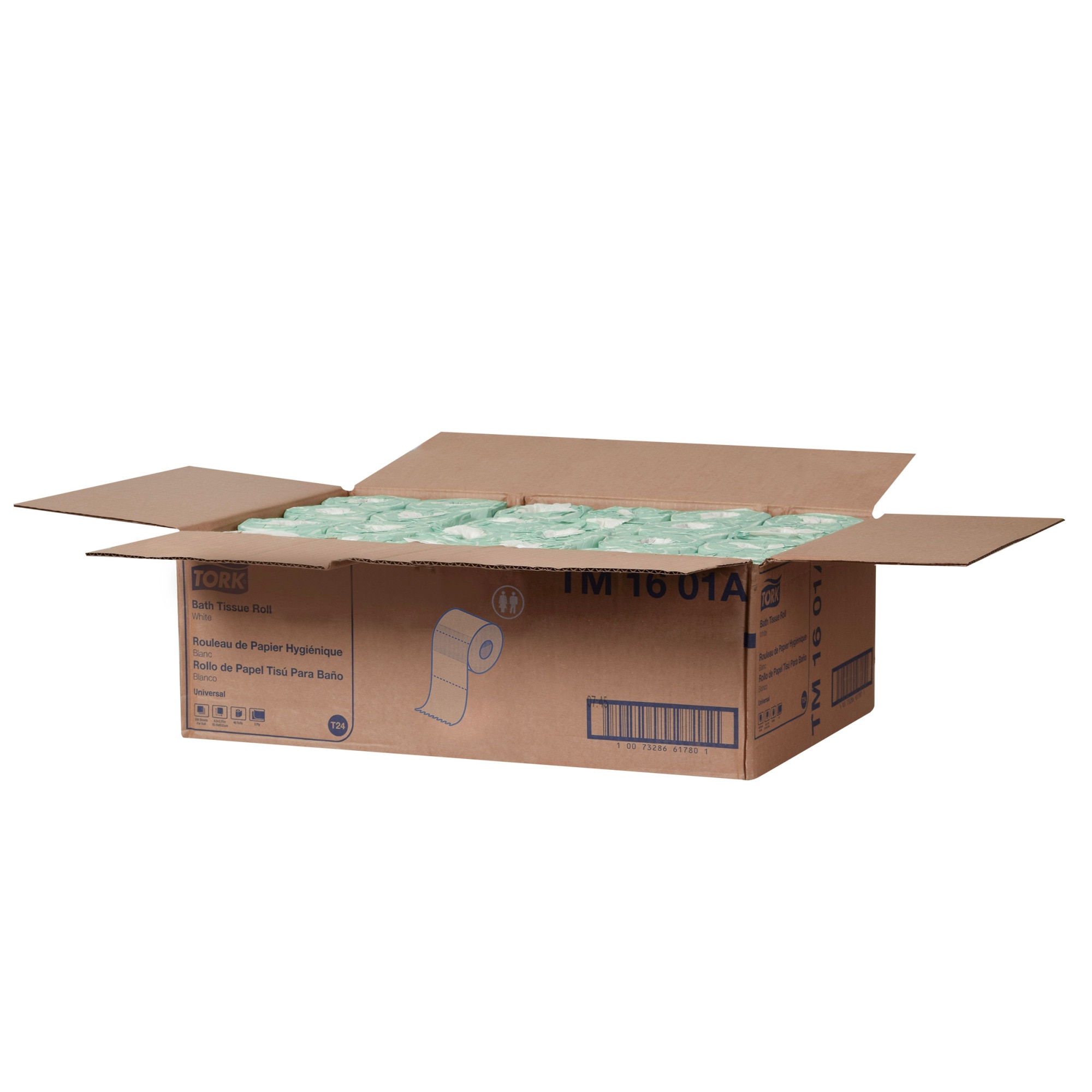 Tork Universal Bath Tissue Roll, 2-Ply