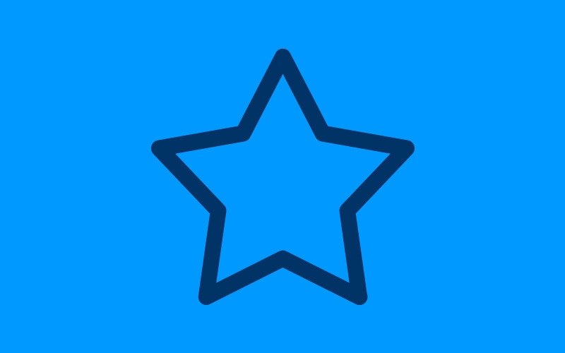 Ícone de estrela, simbolizando a qualidade de limpeza