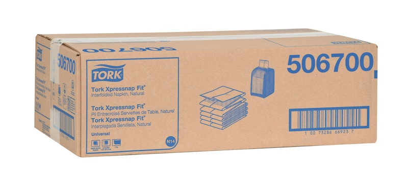 Tork Xpressnap Fit® Serviettes Enchevêtrées Naturelles pour distributeur