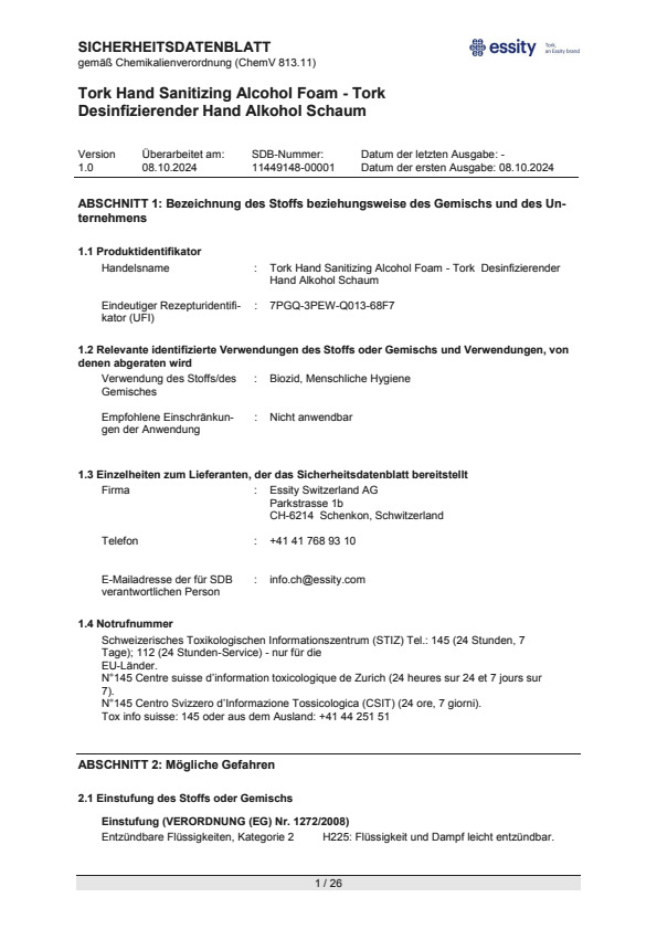 Safety Data Sheet
