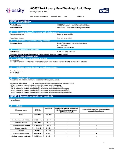 Safety Data Sheet
