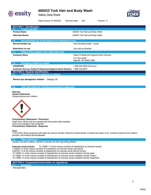 Safety Data Sheet