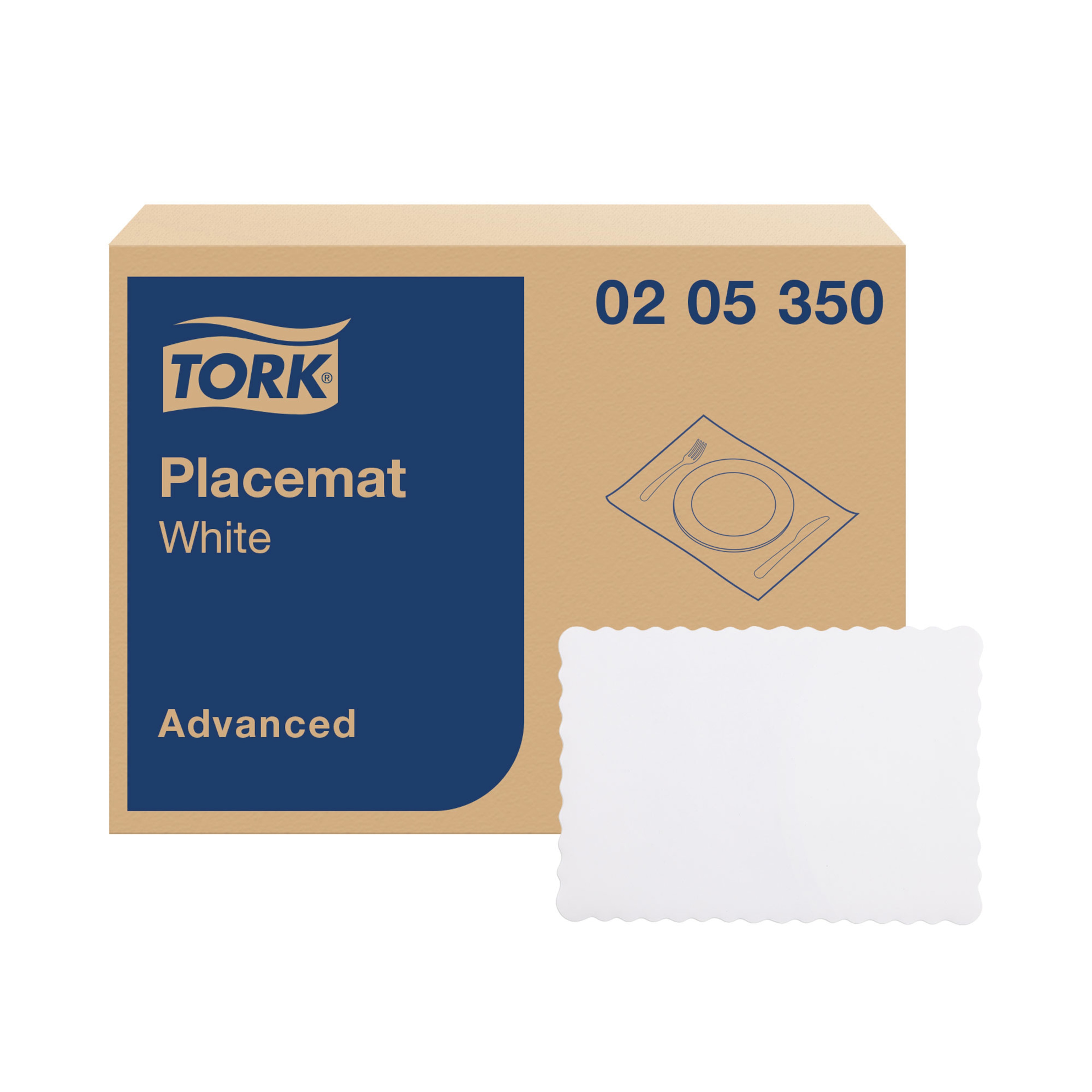 Tork White Placemat