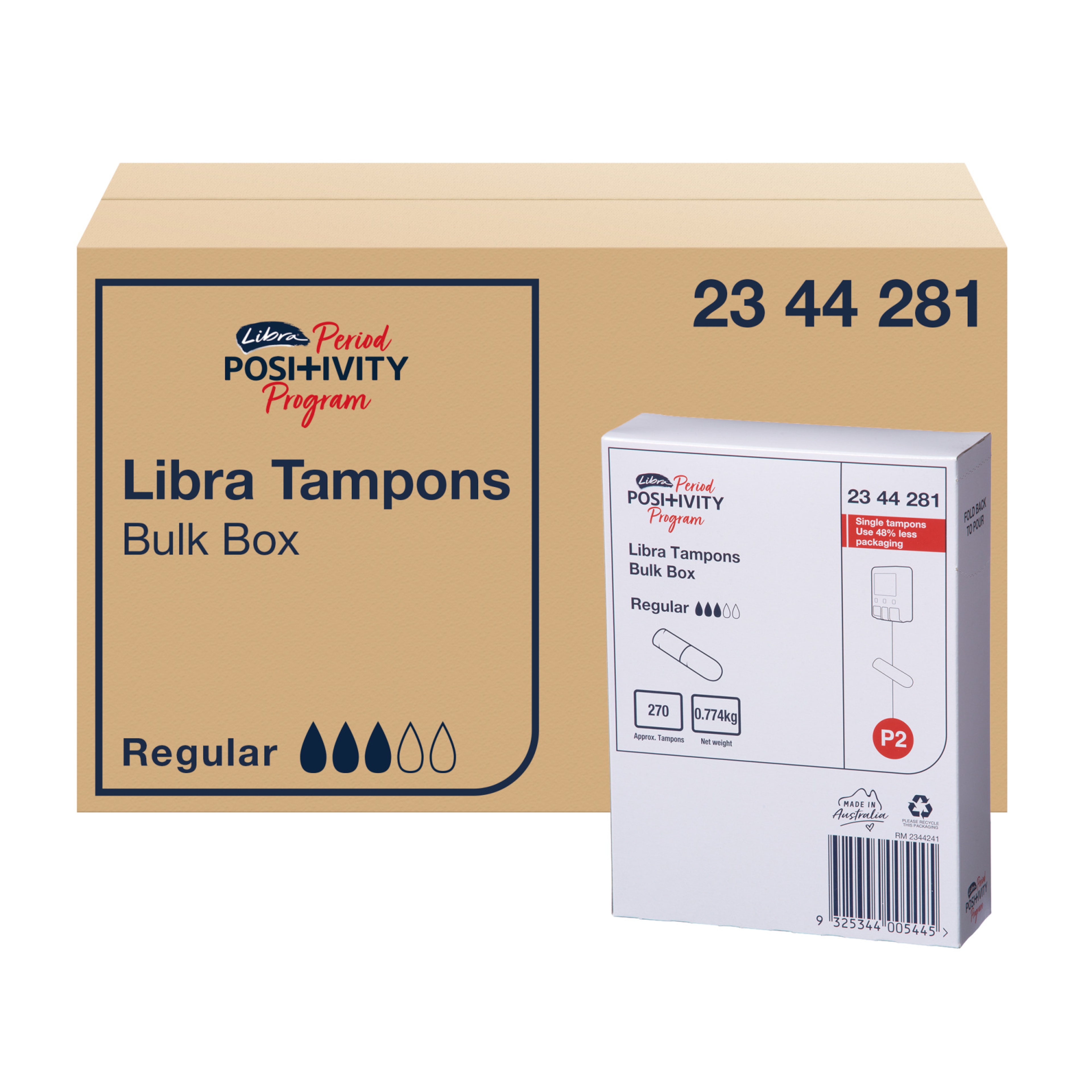 Libra Tampon Regular Bulk Box