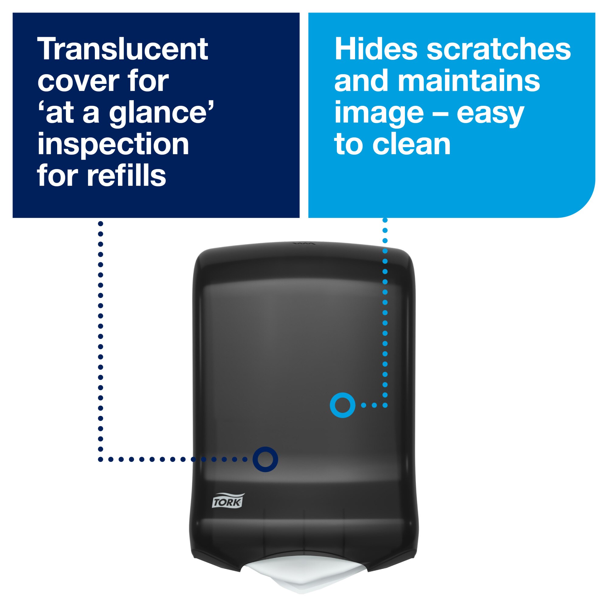 B.turtogtokh② Tork Multifold Hand Towel Dispenser Smoke H2