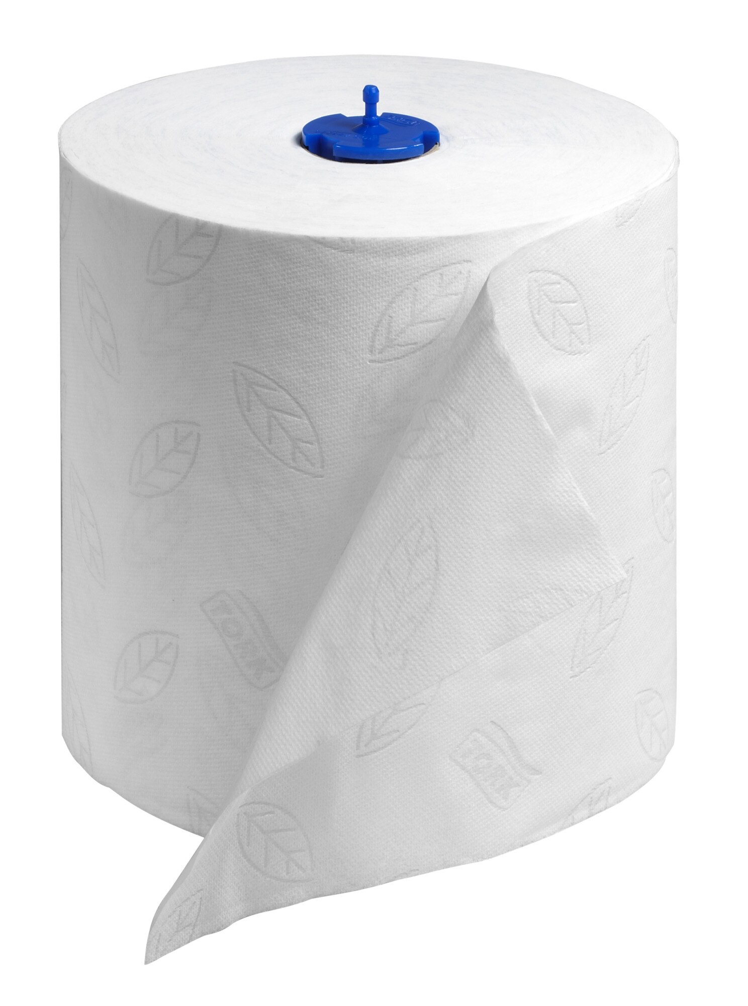 2-Ply Case of 6 Rolls, 575 Feet per Roll, 3,450 Feet 8.27 Width x 575 Length Tork 290019 Premium Soft Matic Paper Hand Towel Roll White with Blue Leaf Print 
