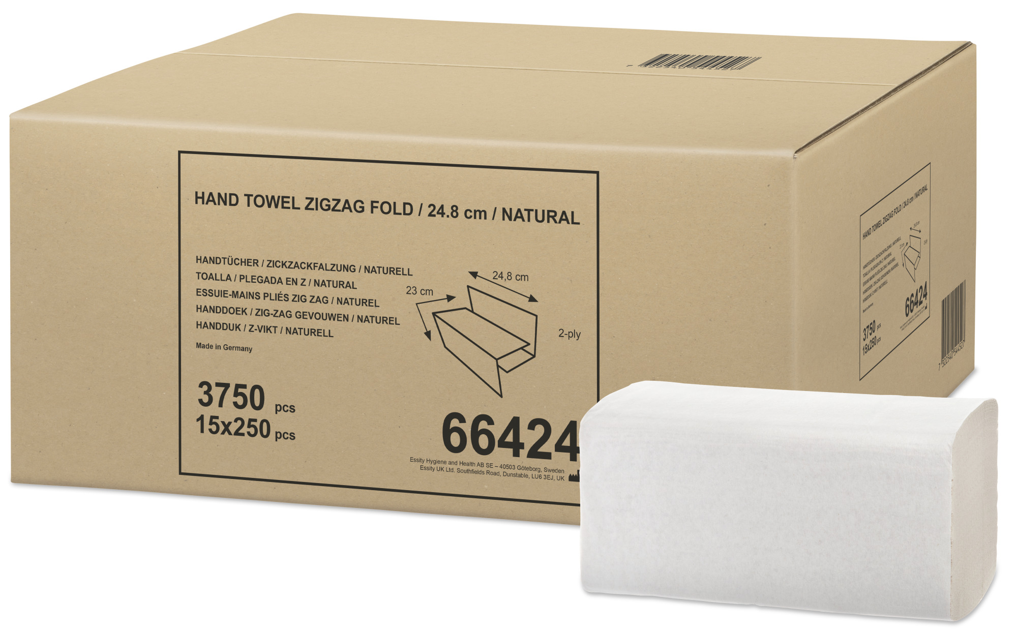 Hand Towel ZZ, 24,8, natural