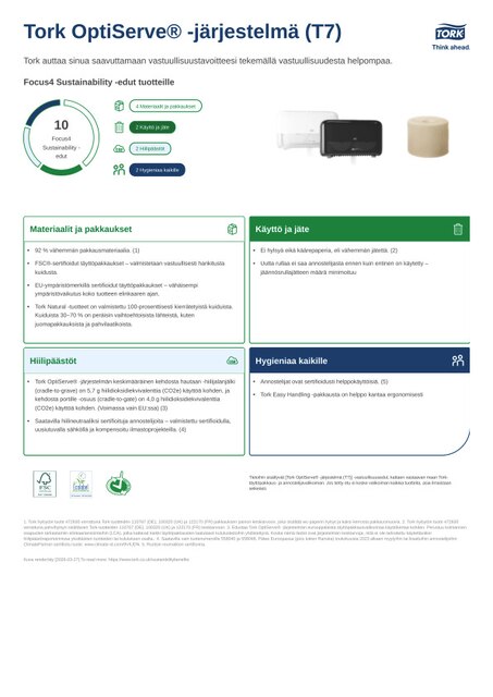 Vastuullisuustietosivu