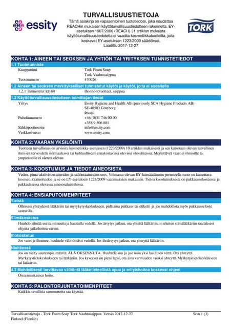 Safety Data Sheet