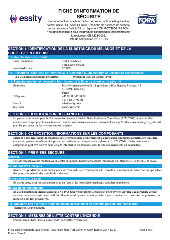 Safety Data Sheet