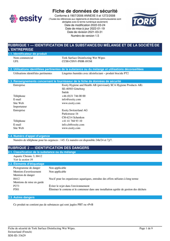 Safety Data Sheet