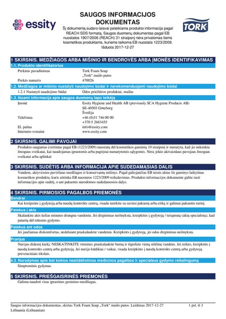 Safety Data Sheet