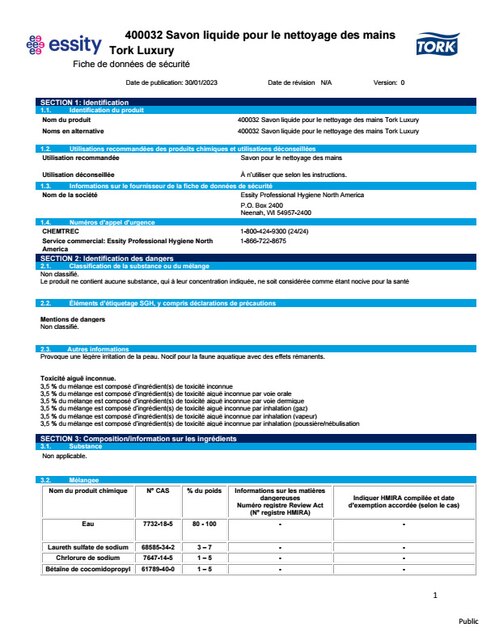 Safety Data Sheet