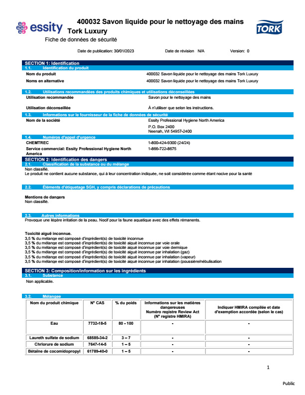 Safety Data Sheet
