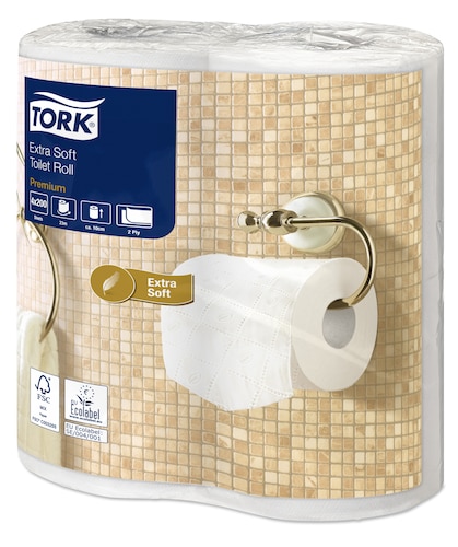 Tork Extra Soft Conventional Toilet Roll Premium - 2 Ply