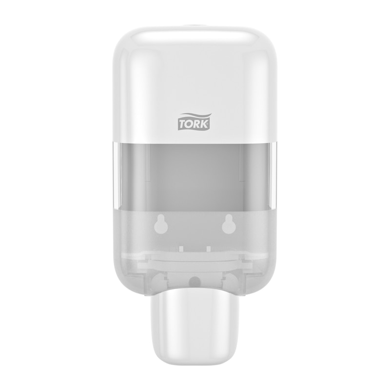 Distributeur de savon et désinfectant Tork Mini, Blanc