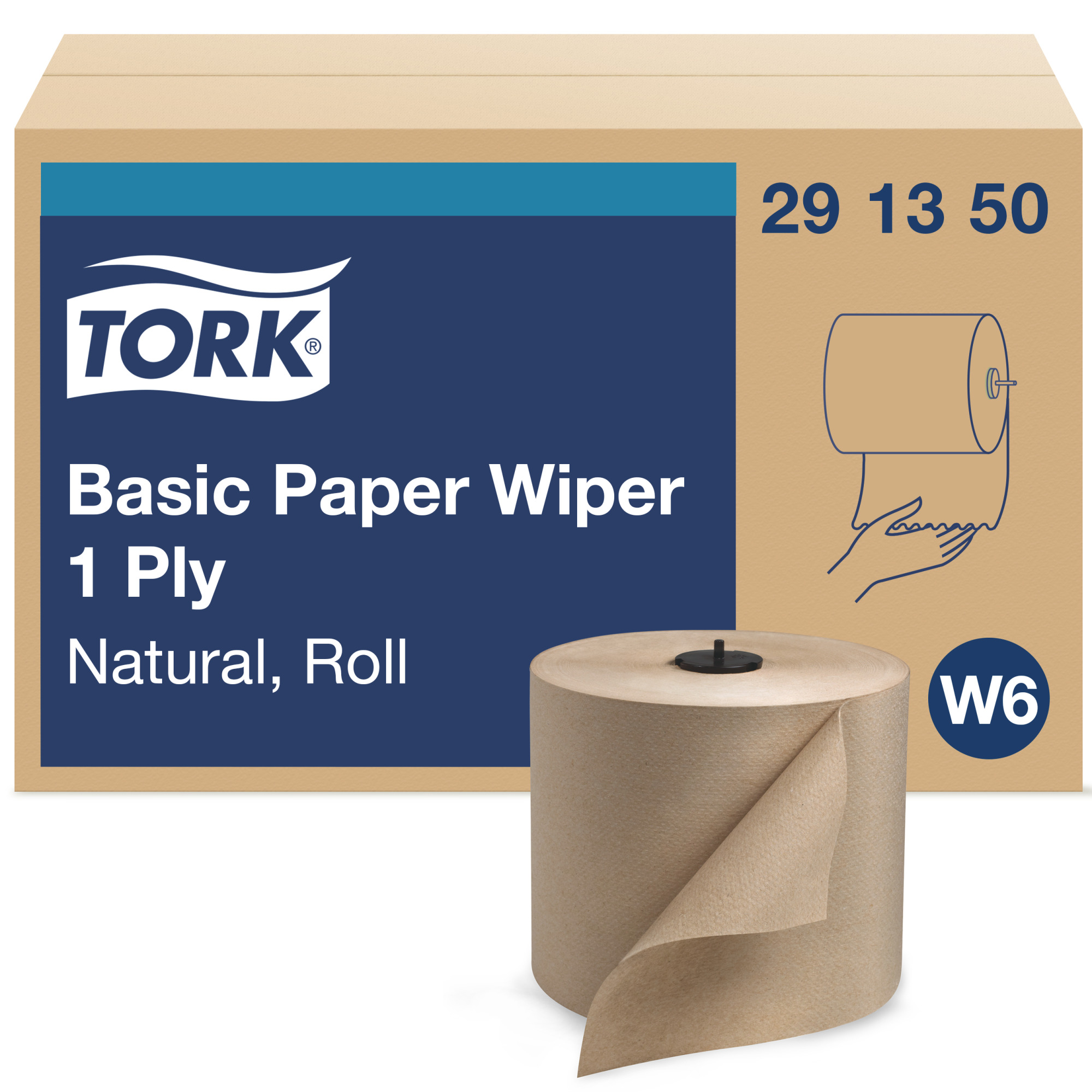 Tork Basic Paper Wiper Natural W6