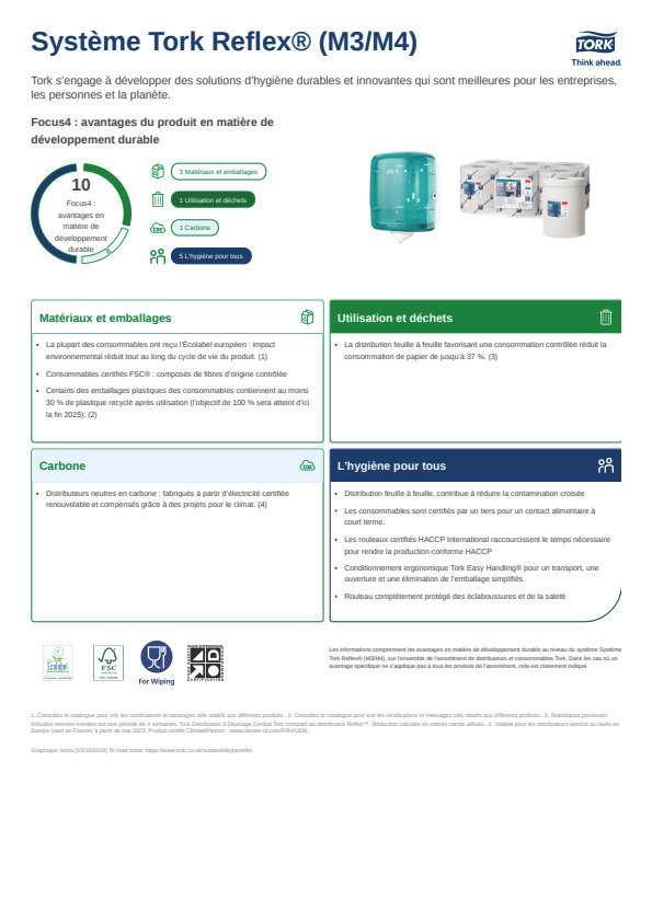Fiche produit développement durable