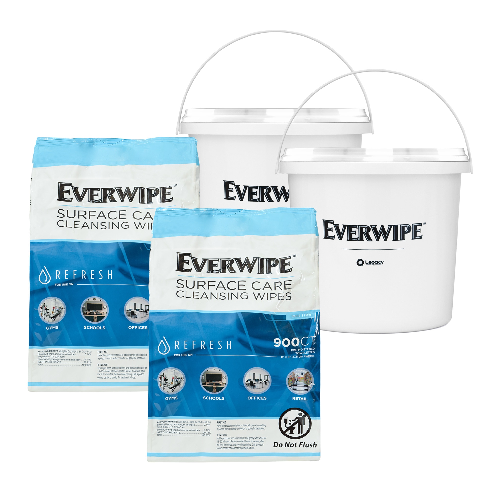 Everwipe Disinfectant Wipe Jumbo Rolls (10100) | 192805 | Wipers 