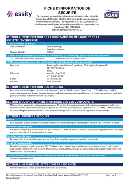 Safety Data Sheet