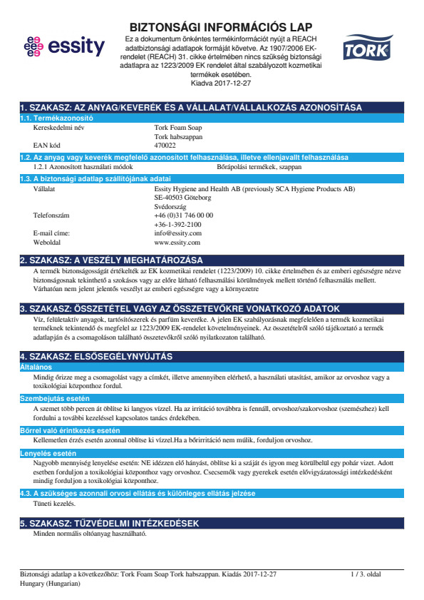 Safety Data Sheet