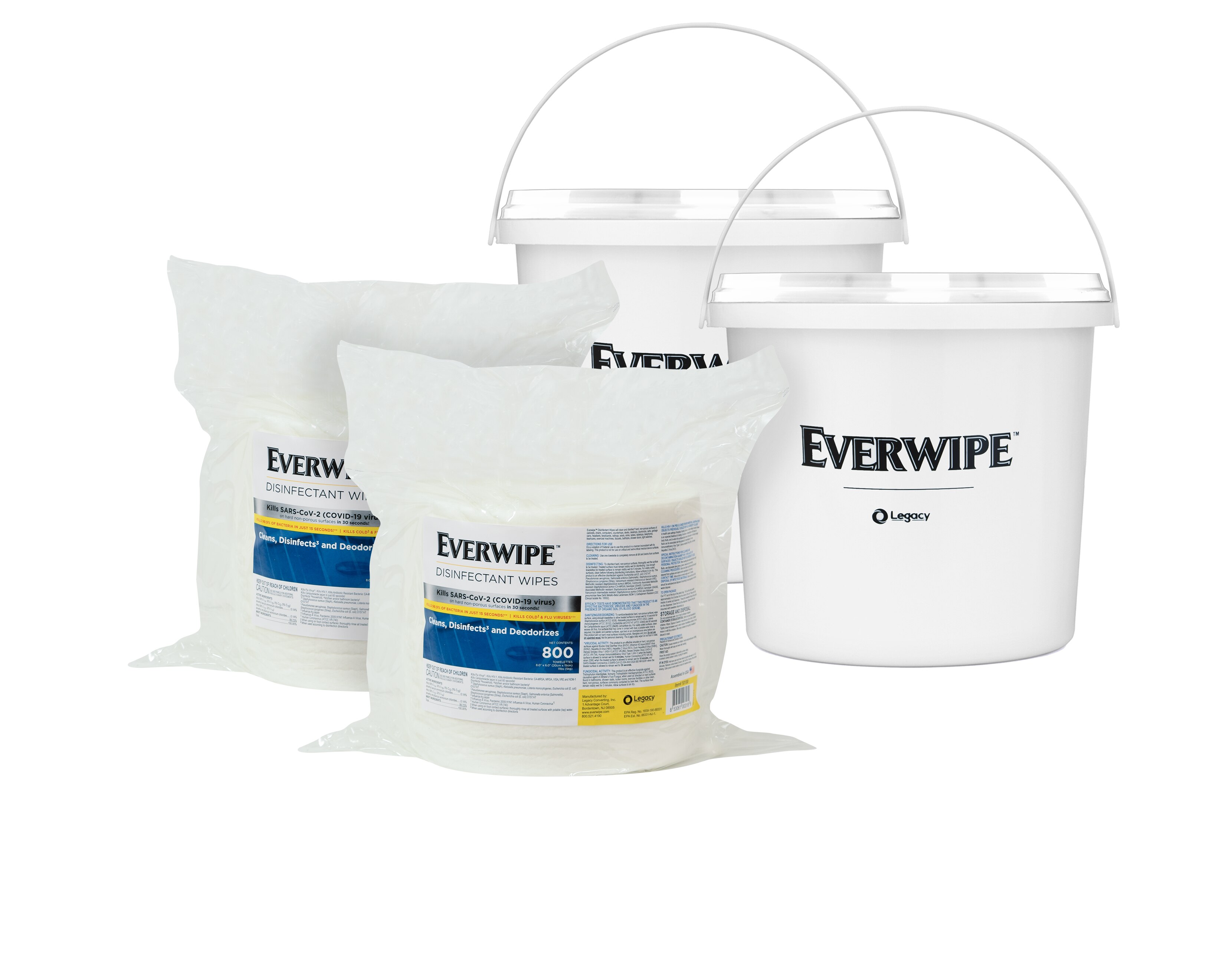 Everwipe Surface Care Wet Wipe Jumbo Rolls & Buckets (11100-2B 