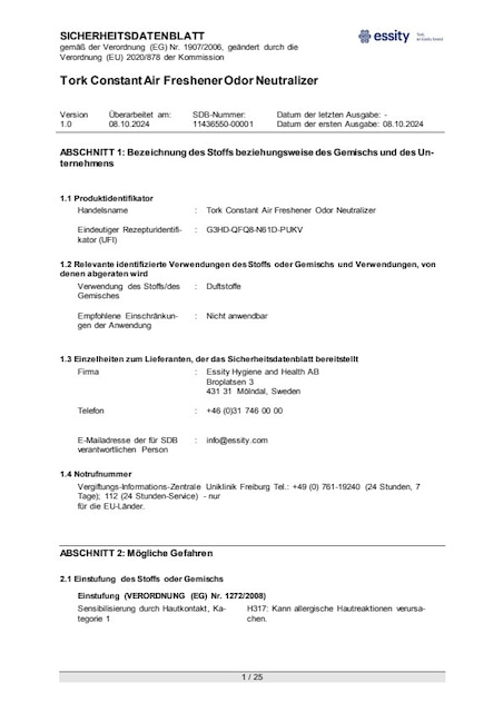 Safety Data Sheet