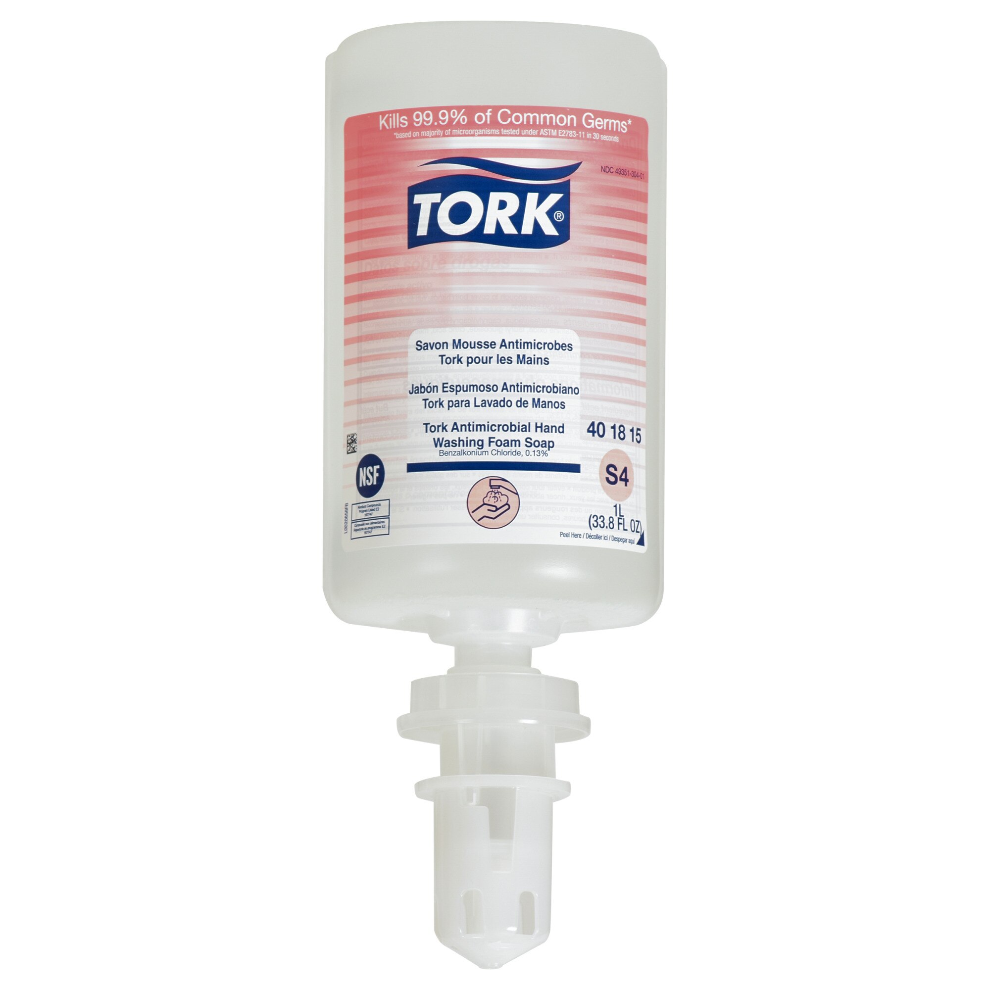 Tork Antimicrobial Hand Washing Foam Soap