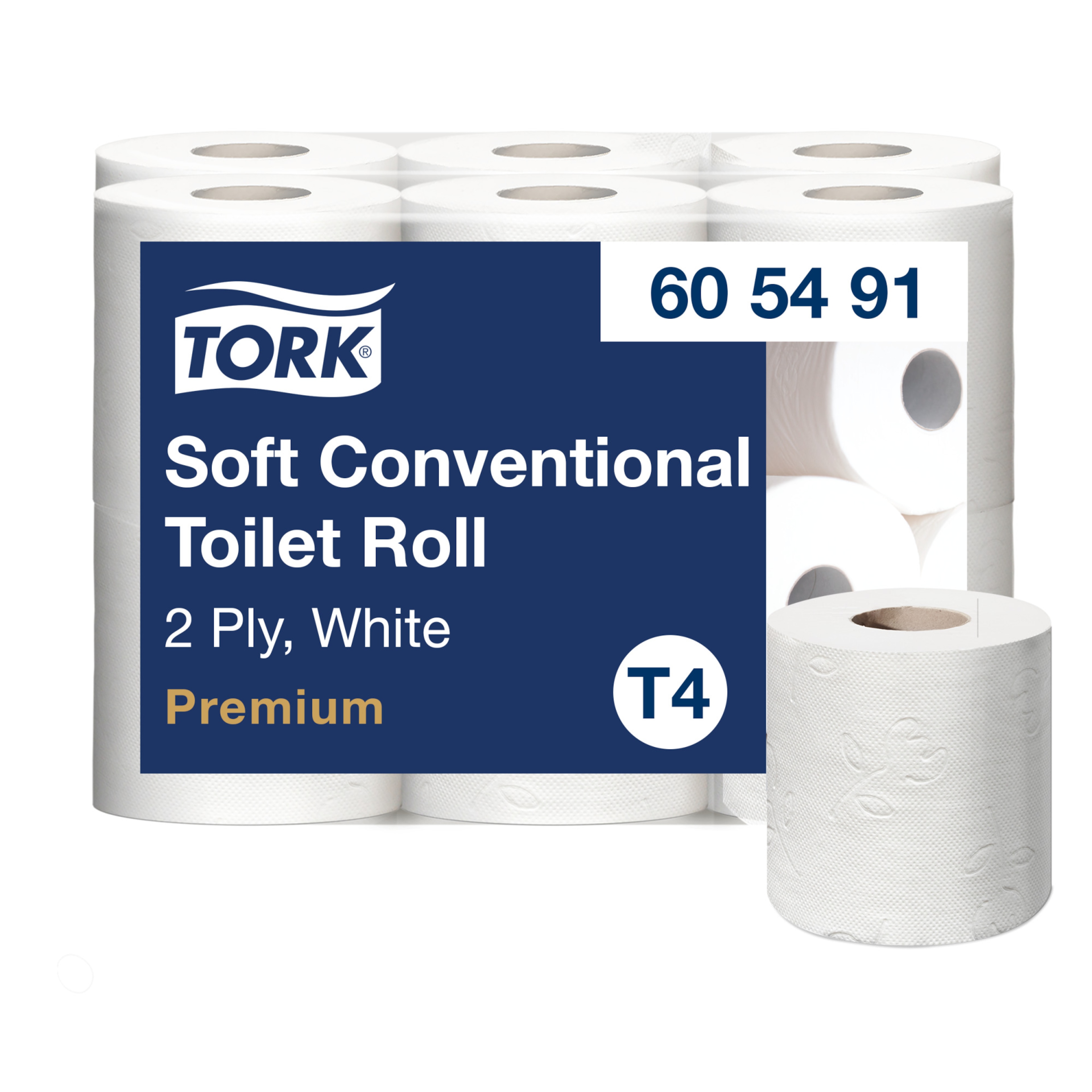 Tork Papel Higiénico Convencional Suave Premium – 2 Folhas
