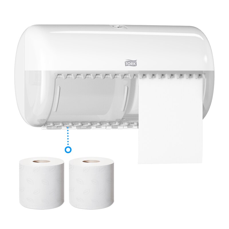 TORK® toiletpapierdispenser, kleine rollen voordelig kopen | Schäfer Shop