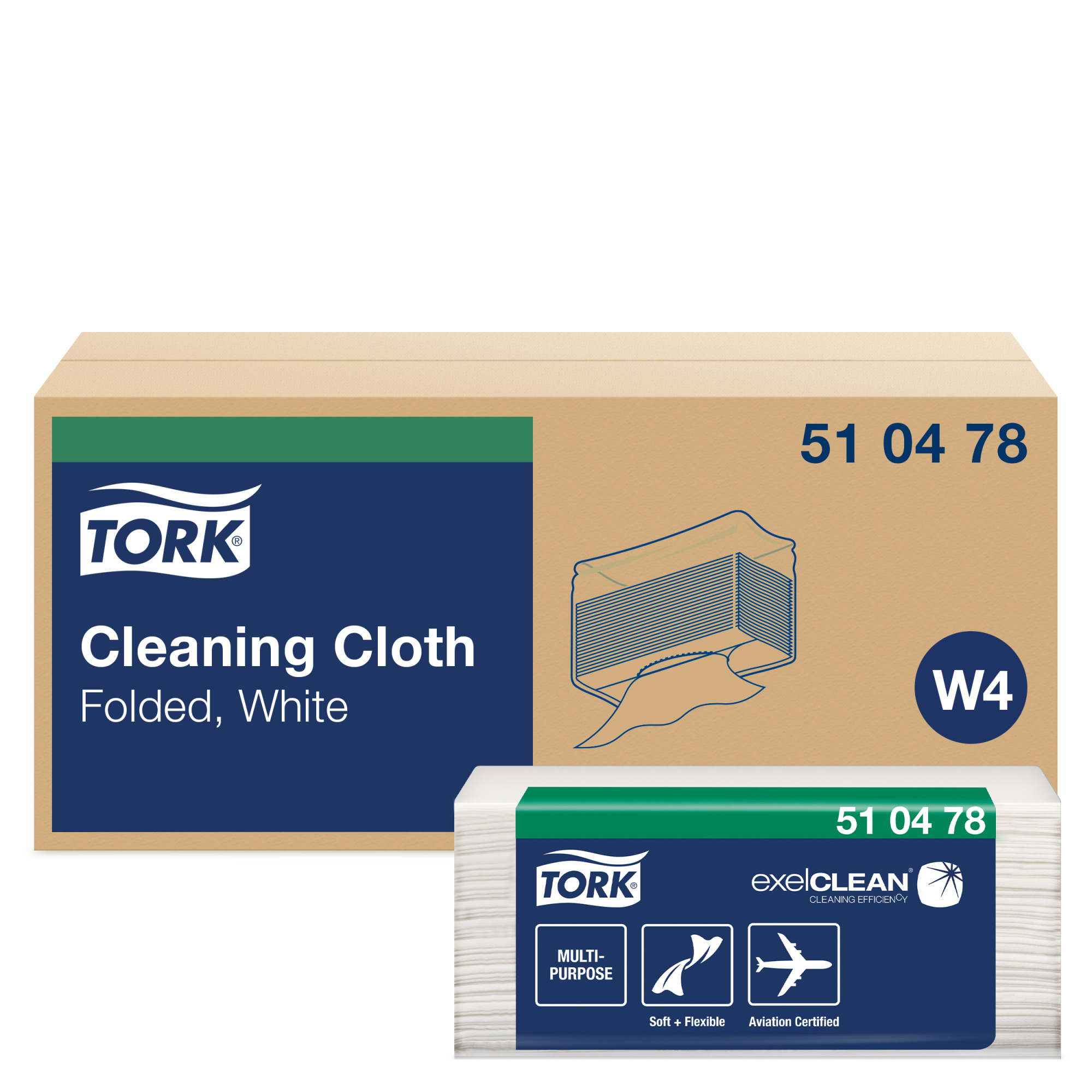 Tork Cleaning Cloth White W4